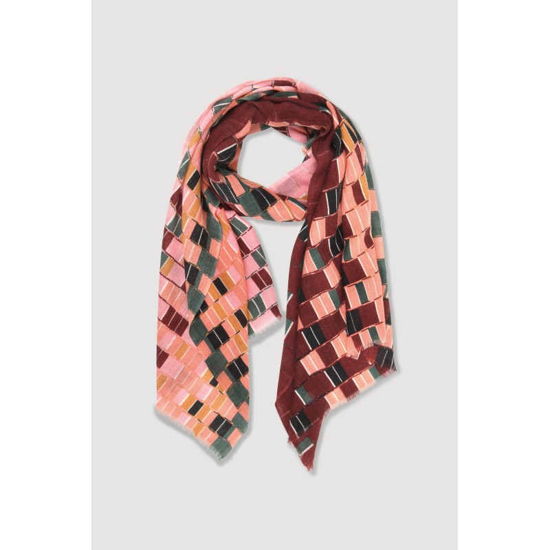 Foulard  Dedale Corail