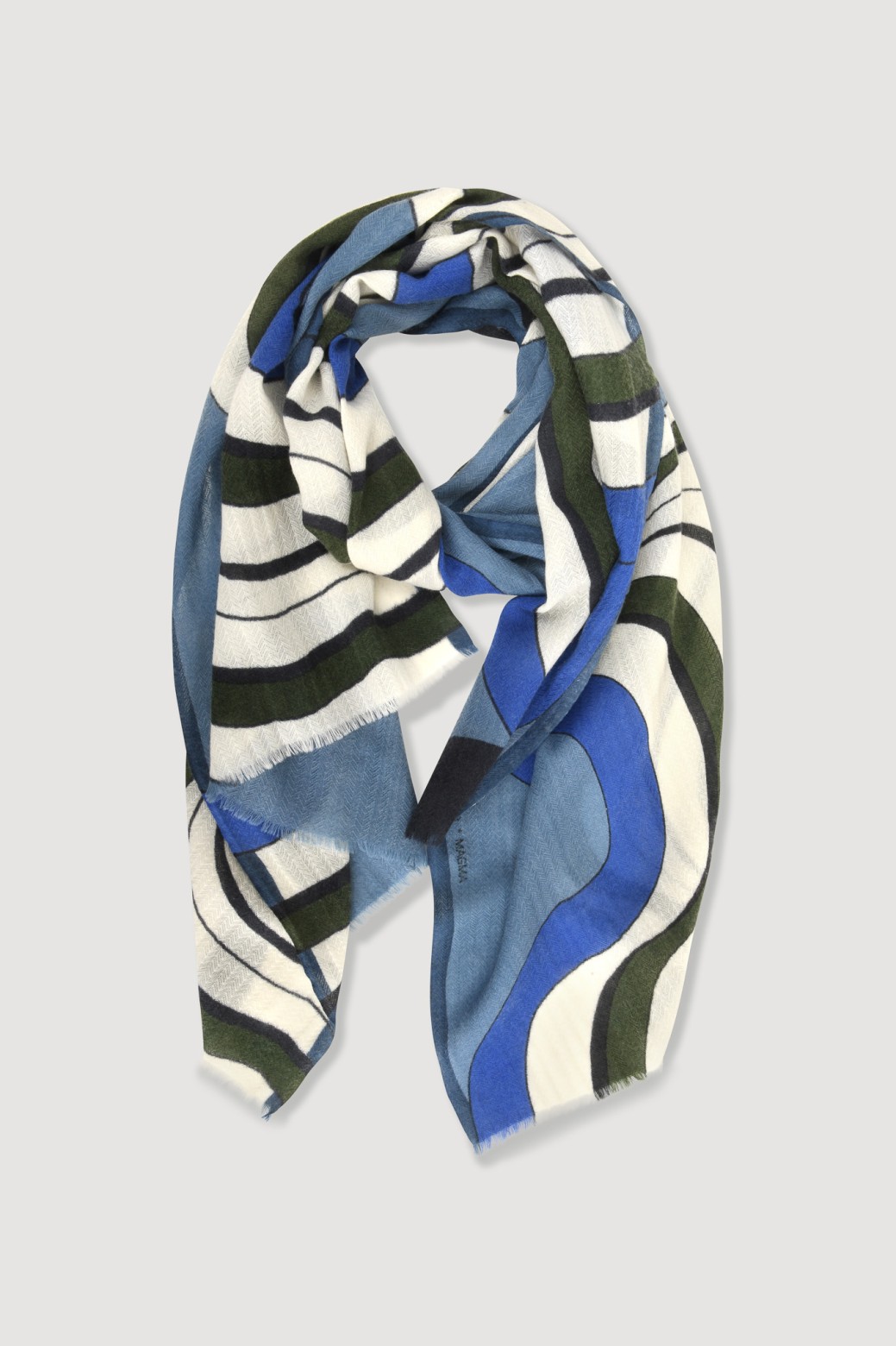 Magma Blue Grey Scarf