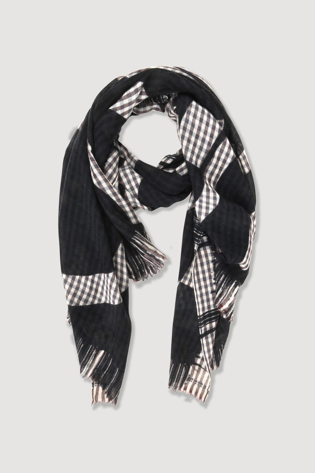 Wave Petrol Blue Scarf