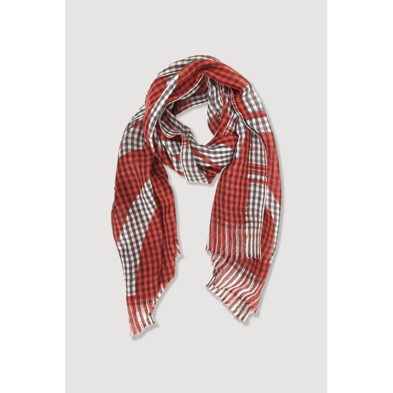 Wave Red Scarf