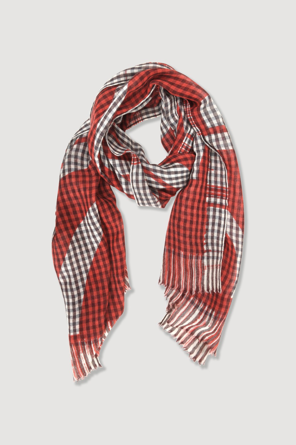 Wave Red Scarf
