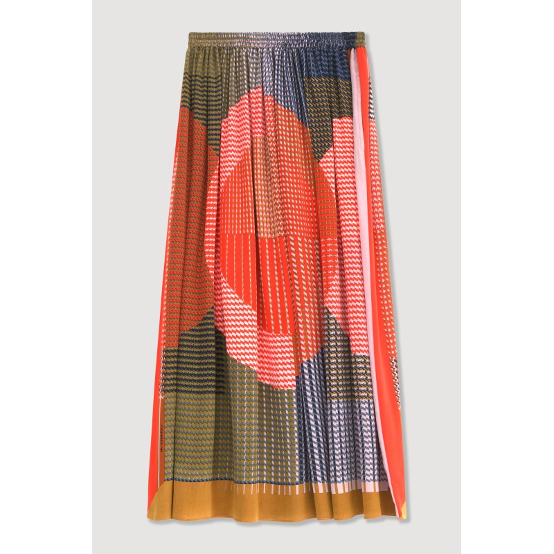 Coral Khaki Romeo Op Skirt