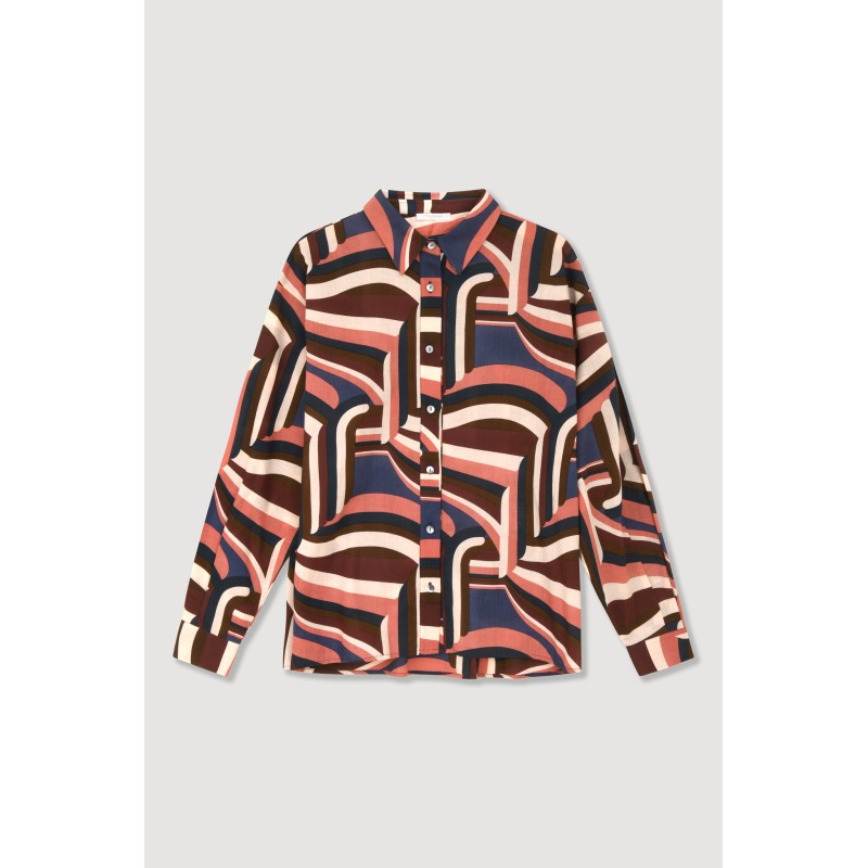 Coral Carillon Rosalie Shirt