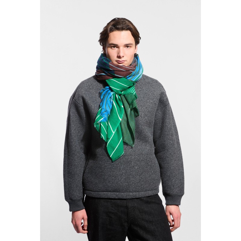 Astre Blue Grey Scarf