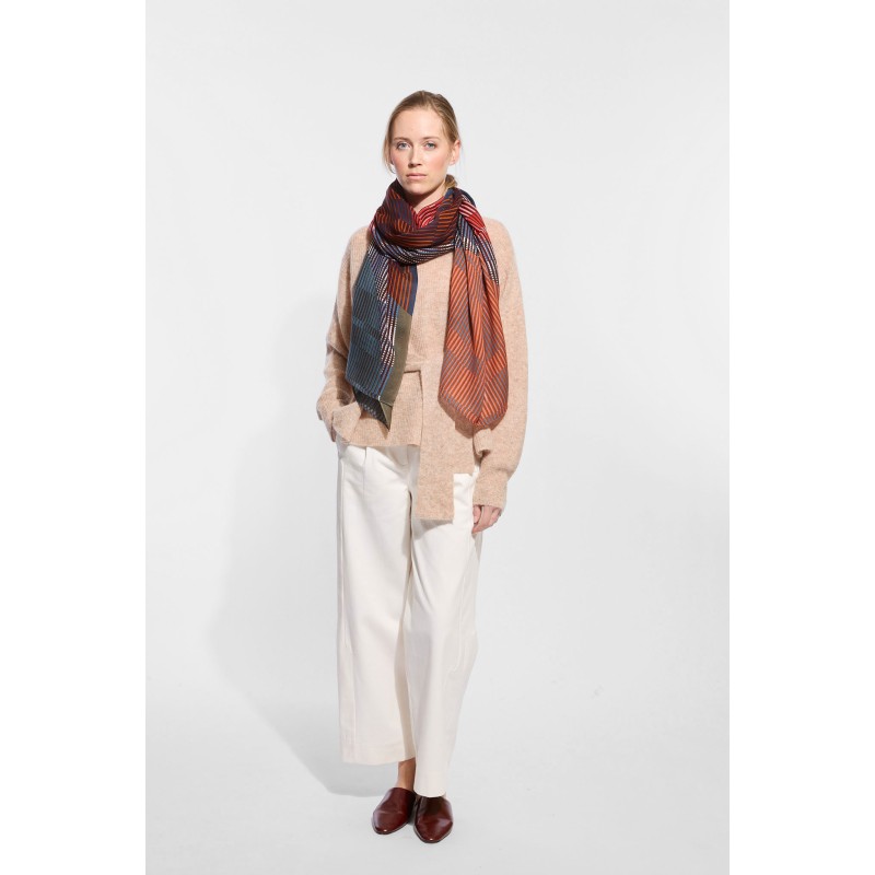 Cadence Red Scarf