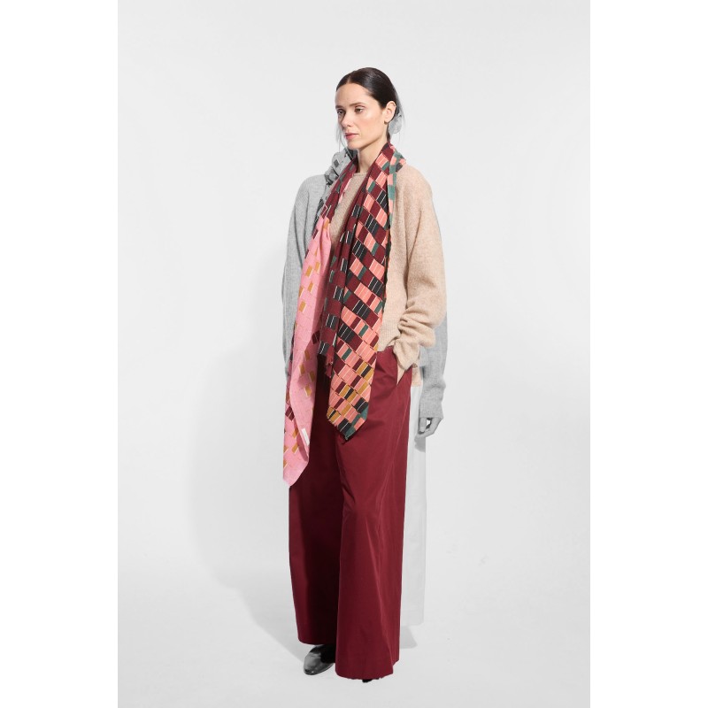 Dedale Coral Scarf