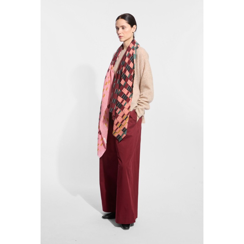 Foulard  Dedale Corail