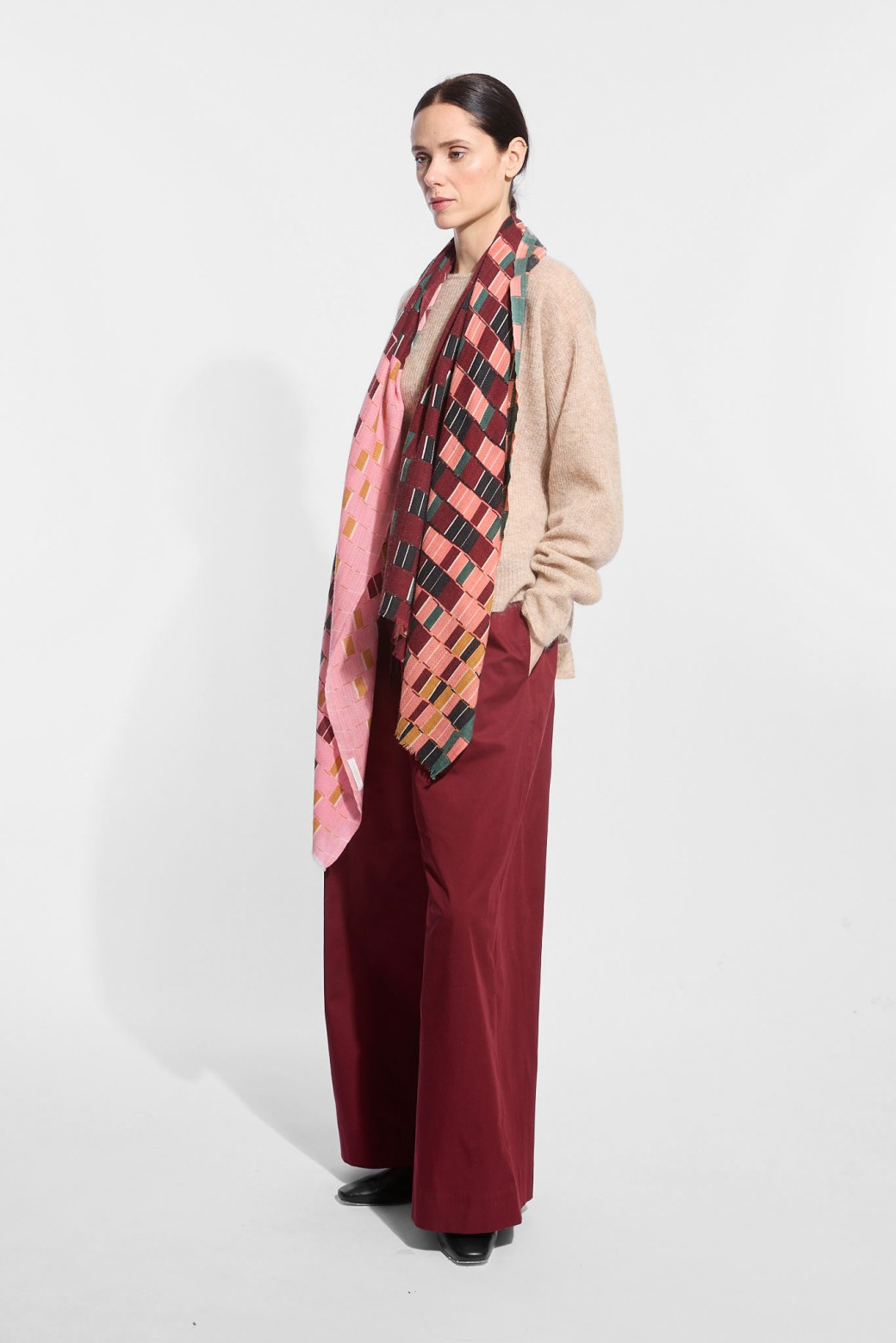 Foulard  Dedale Corail