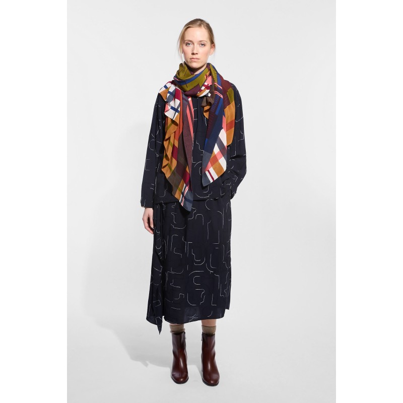 Foulard  Divine Blush Bleu