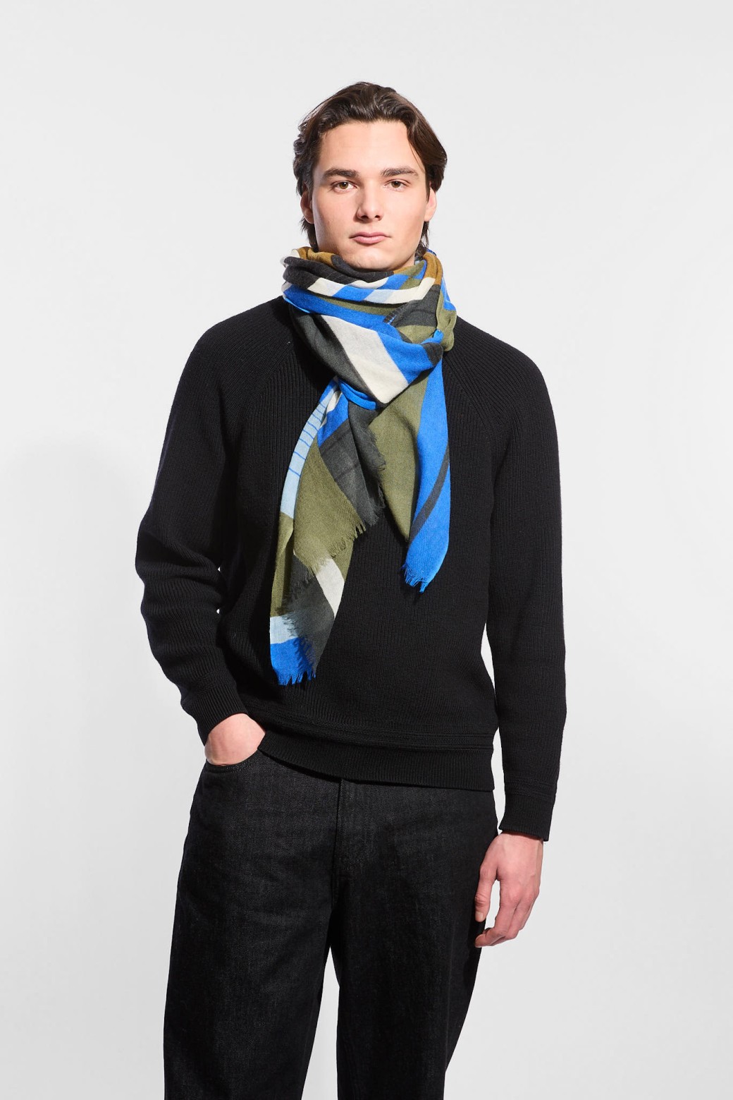 Petra Blue Scarf