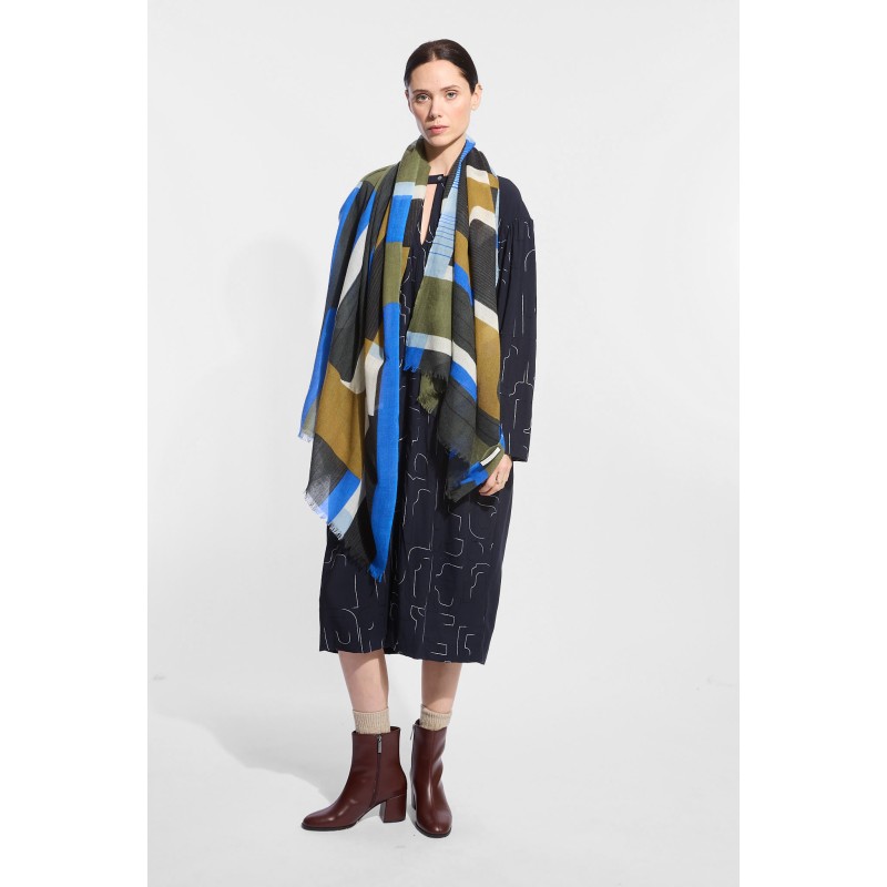 Petra Blue Scarf