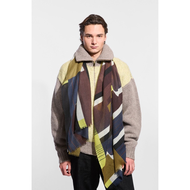 Petra Khaki Scarf