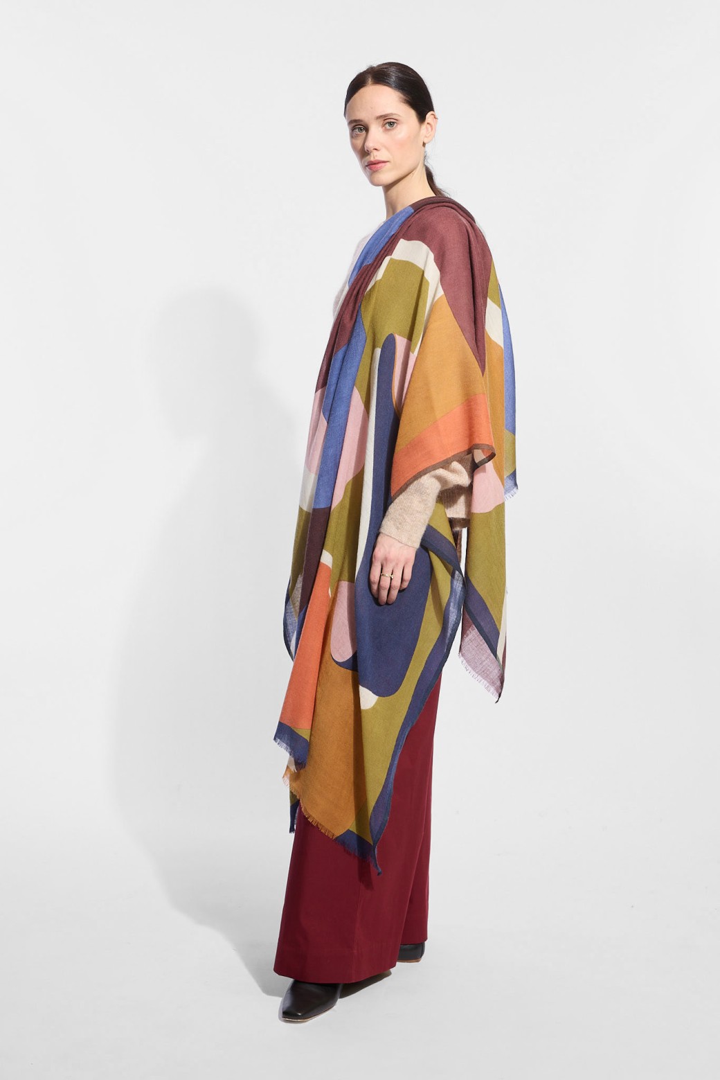 Ruban Khaki Scarf