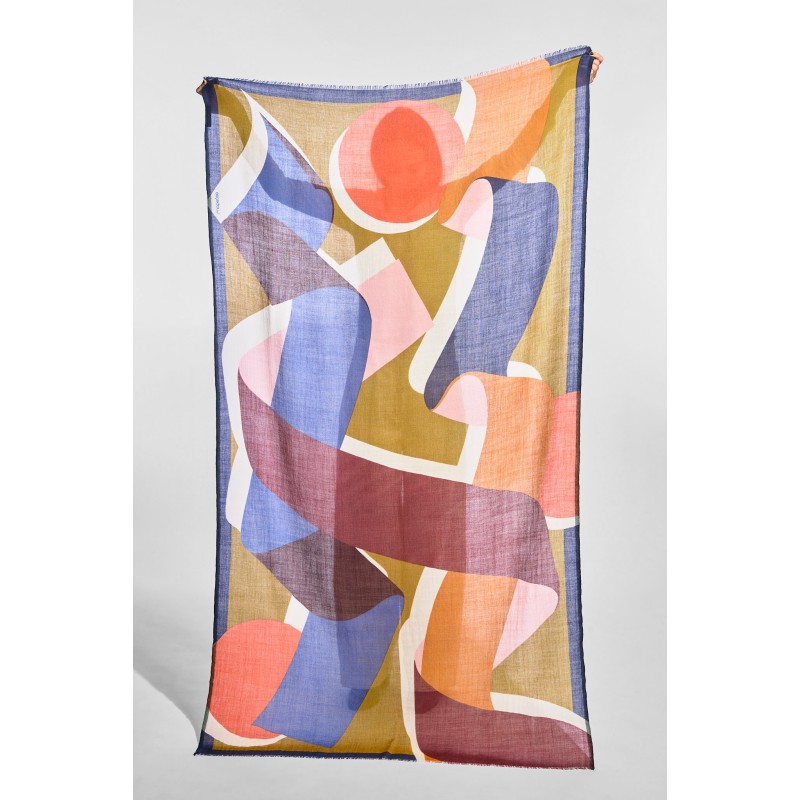 Foulard  Ruban Kaki
