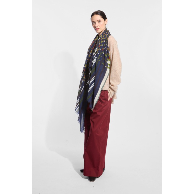 Sequence Navy Scarf