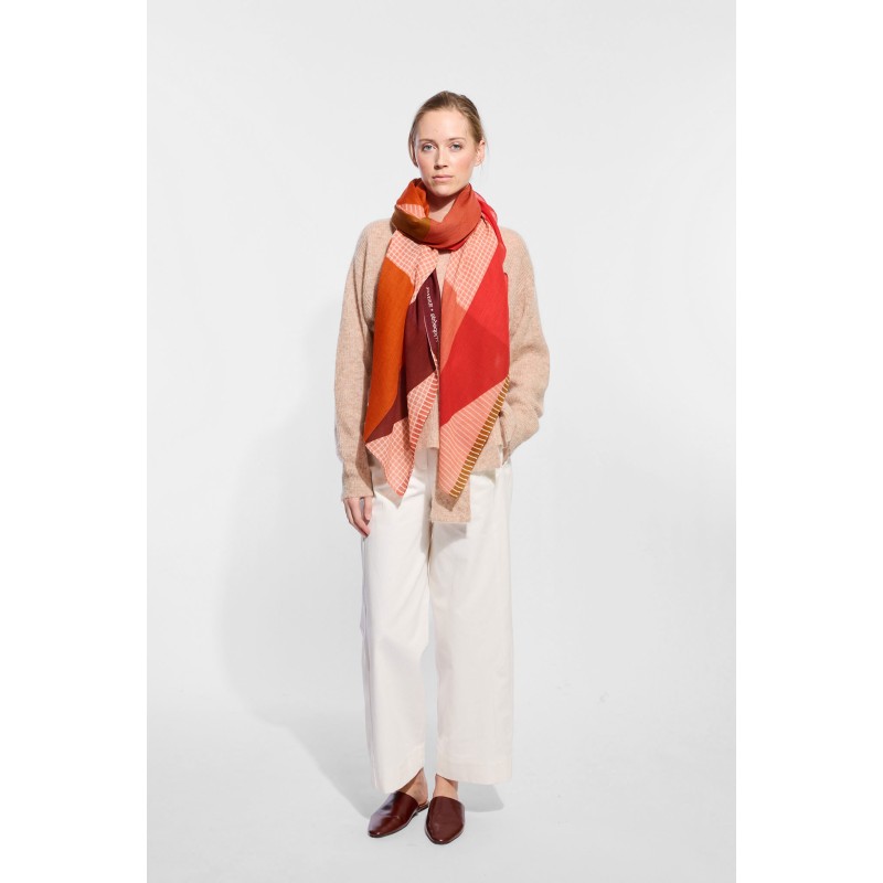 Foulard Surface Corail