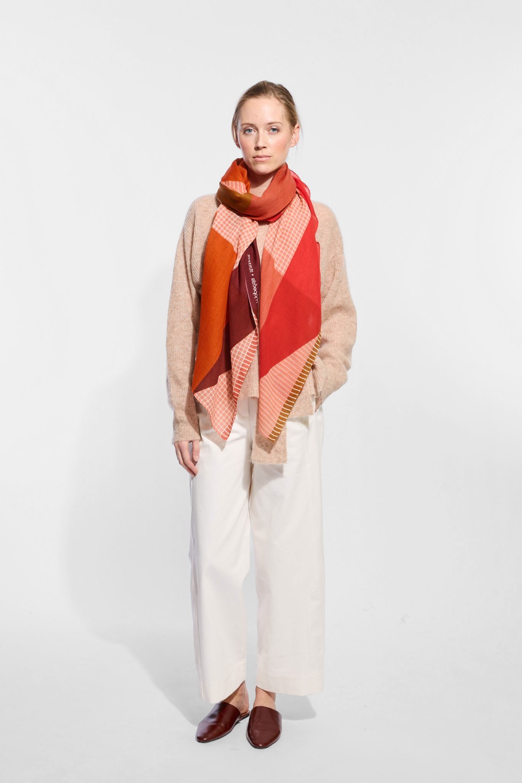 Foulard Surface Corail