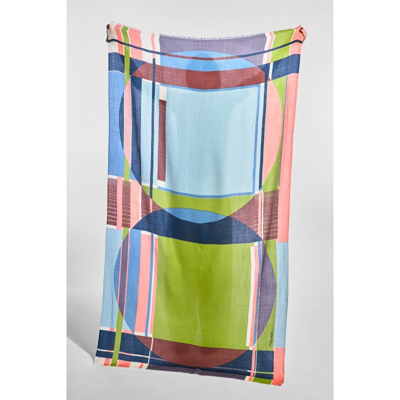 Foulard Theorie Rose Kaki