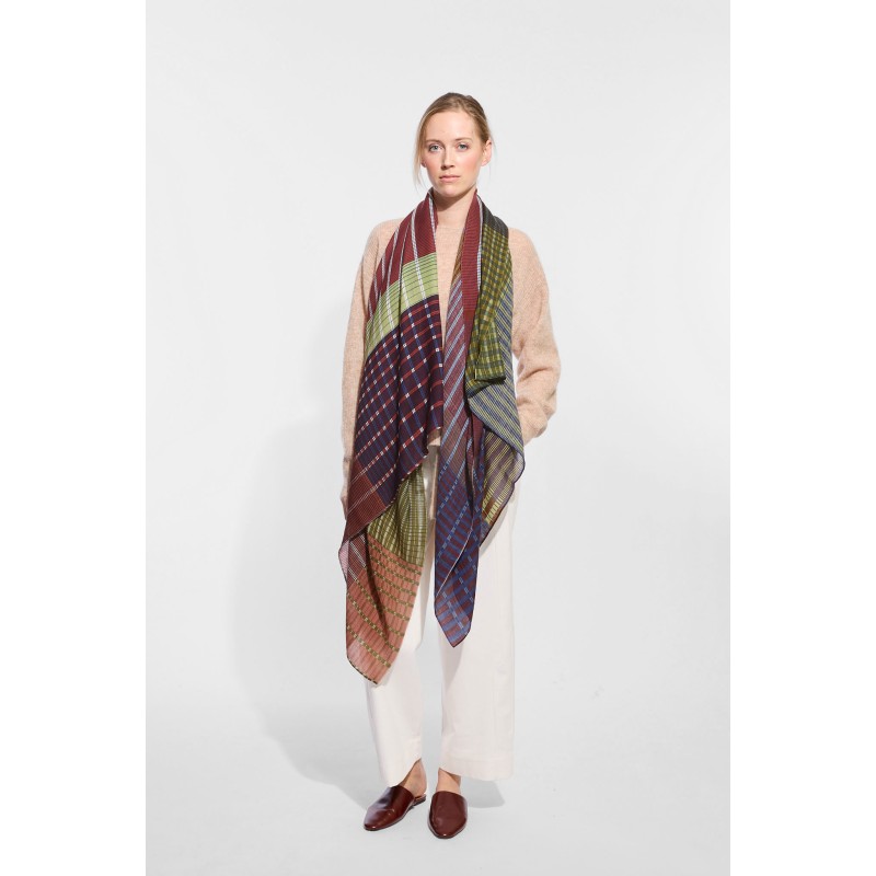 Foulard  Vibrant Acajou