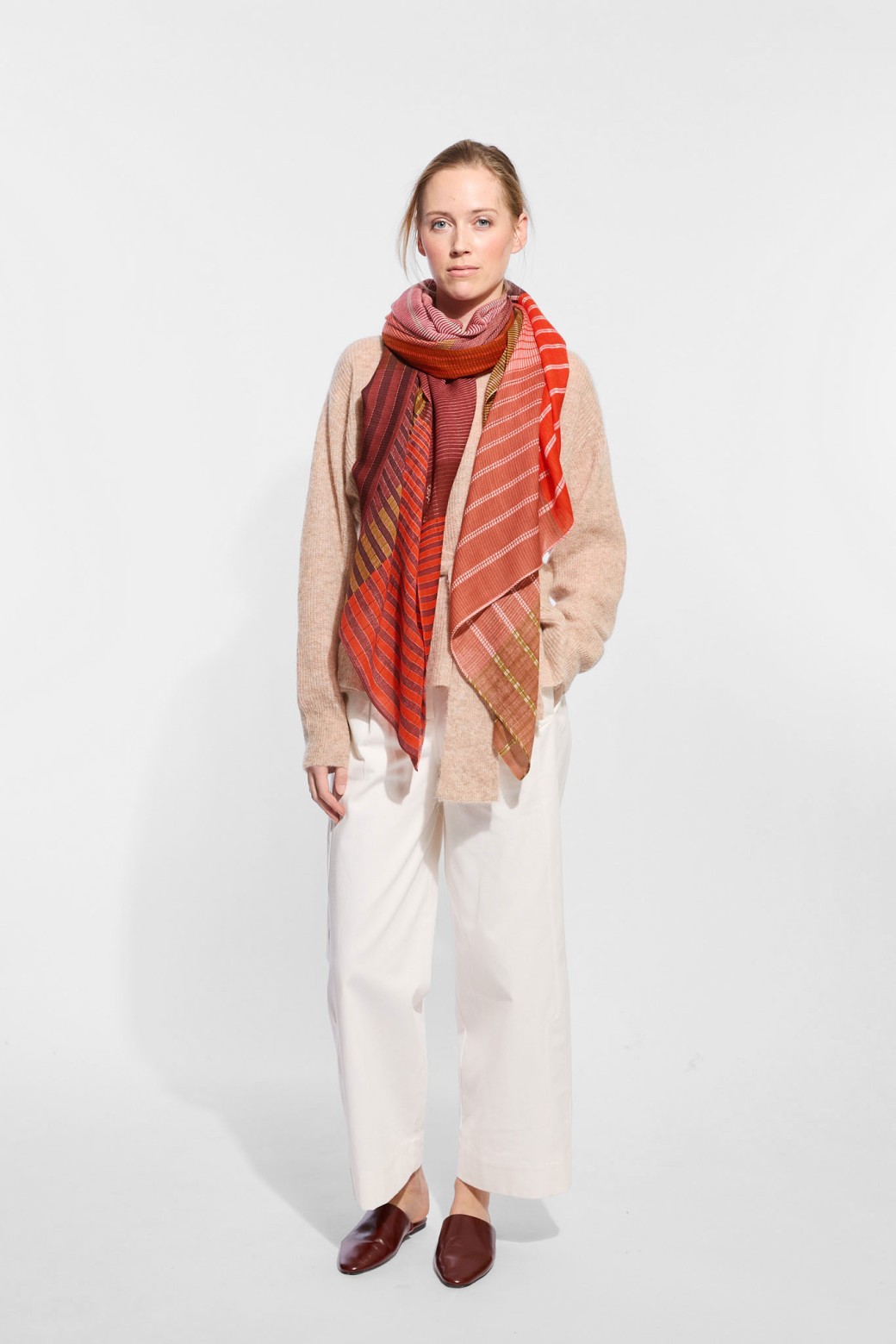 Foulard  Vibrant Rose Wood