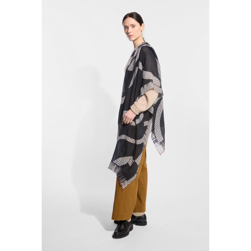Foulard Wave Petrole