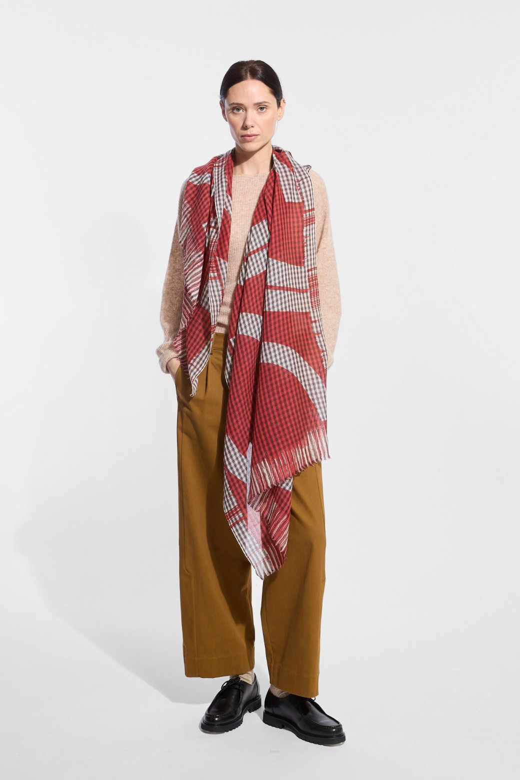 Foulard Wave Rouge