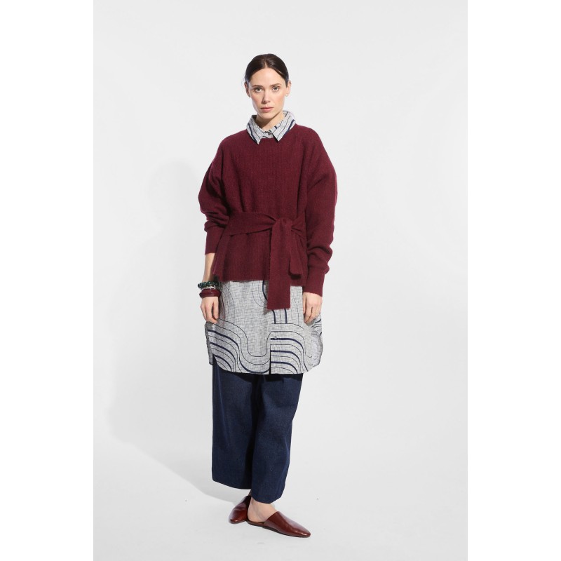 Pull Paola Joana Bordeaux