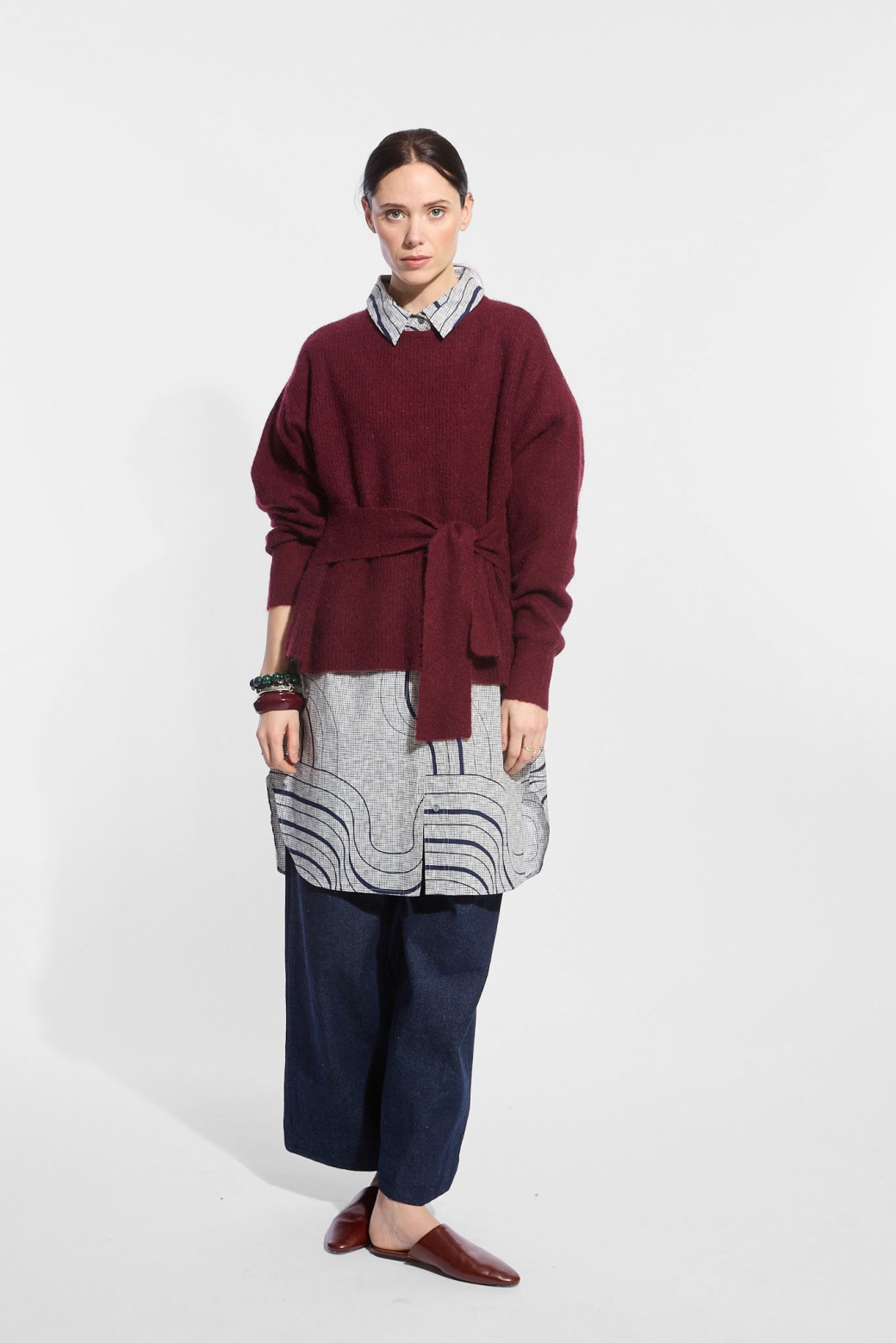 Pull Paola Joana Bordeaux