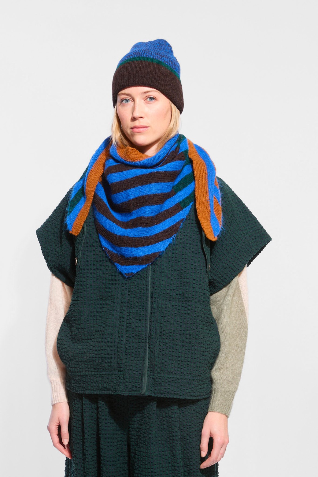 Triangle Althea Vert Bleu