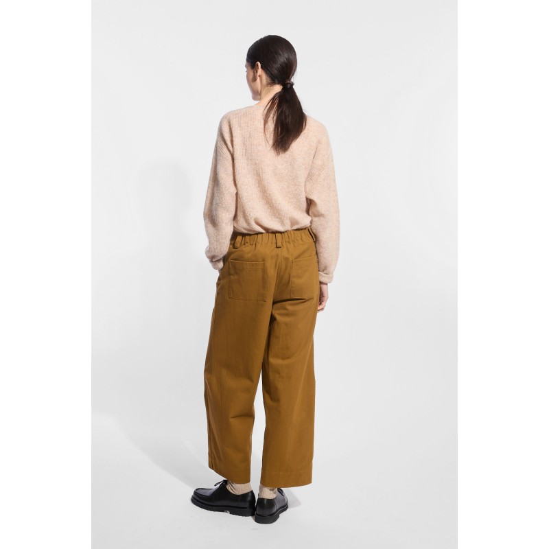 Pantalon Victor Celeste Ocre