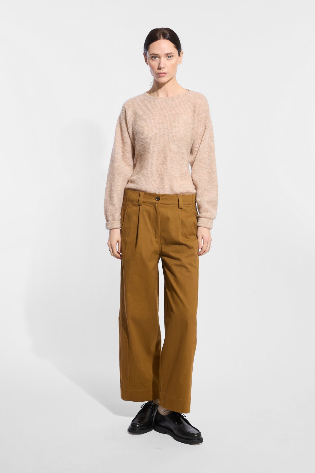Pantalon Victor Celeste Ocre