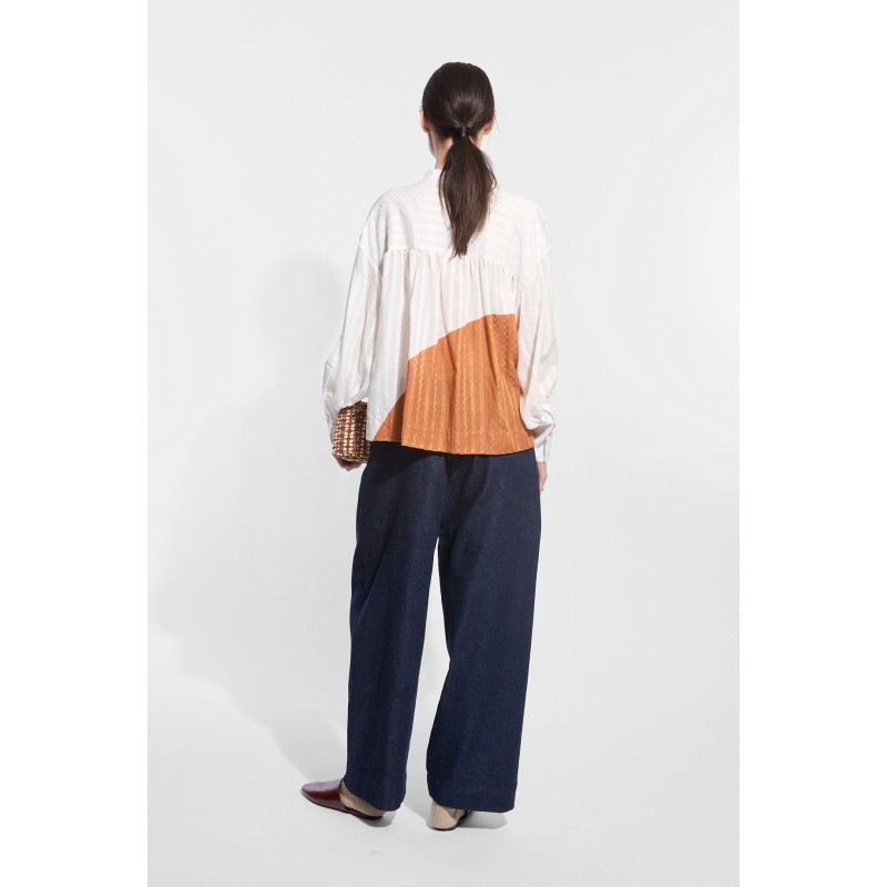 Ecru Terracotta Castille Shirt