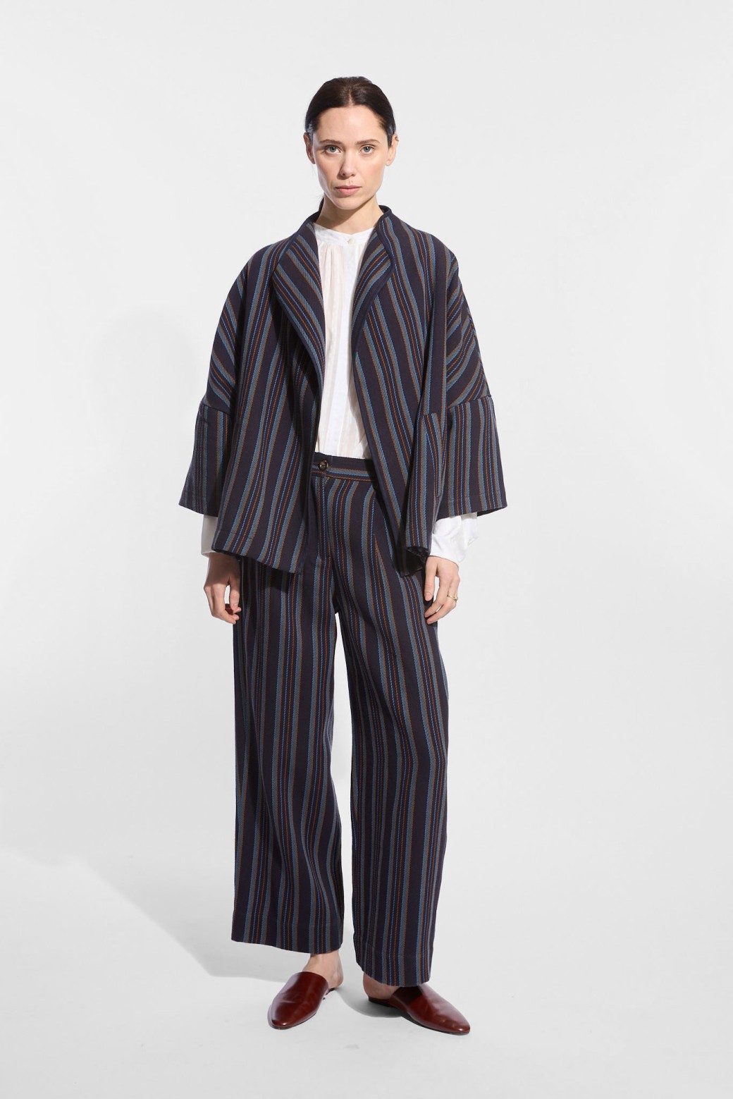 Manteau Adonis Epicea Marine Brun