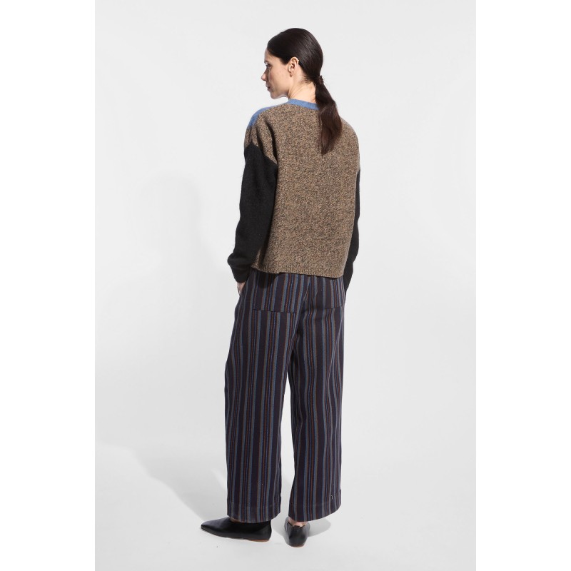 Epicea Navy Brown Victor Pants