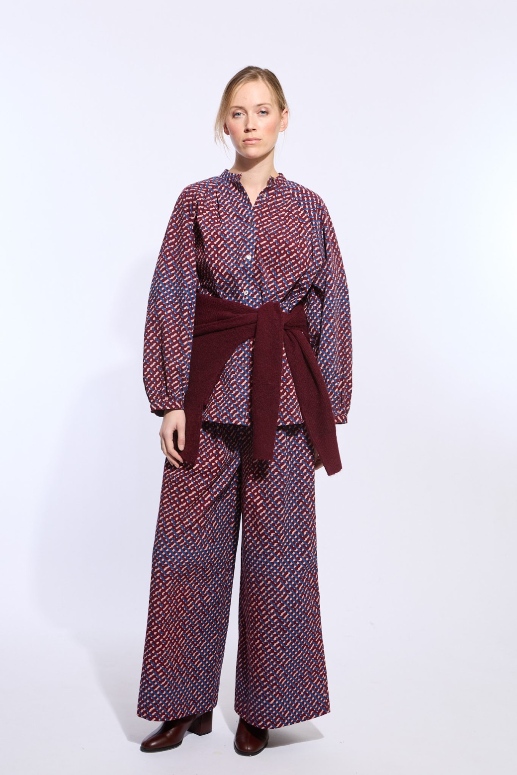 Burgundy Galilee Penelope Pants