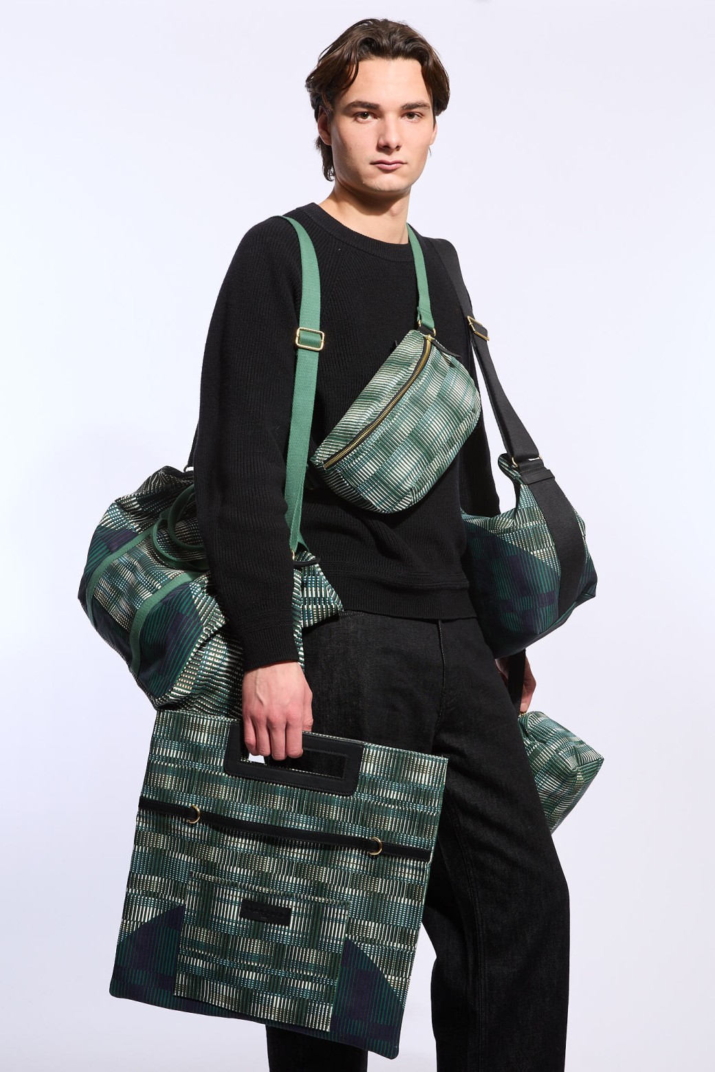 Green Cadence Arty Bag