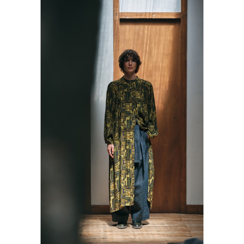 Green Oscar Eulalie Dress