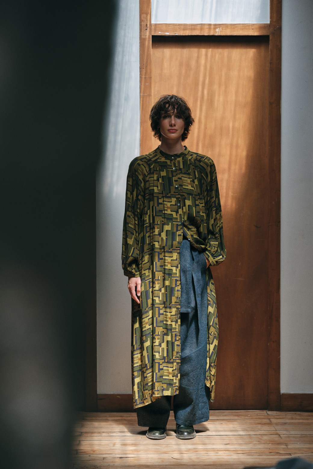 Green Oscar Eulalie Dress
