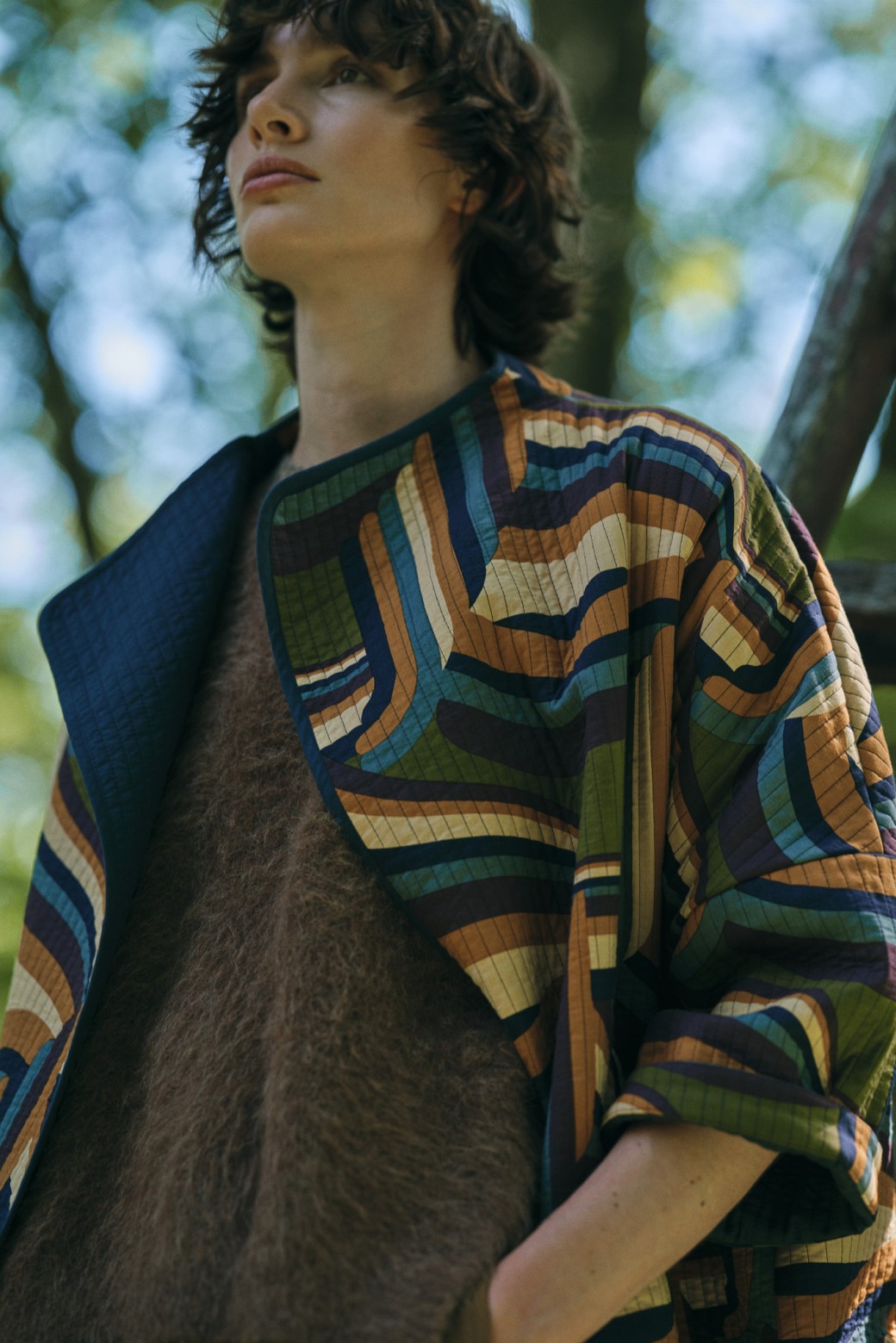 Manteau Adonis Carillon Kaki Brun