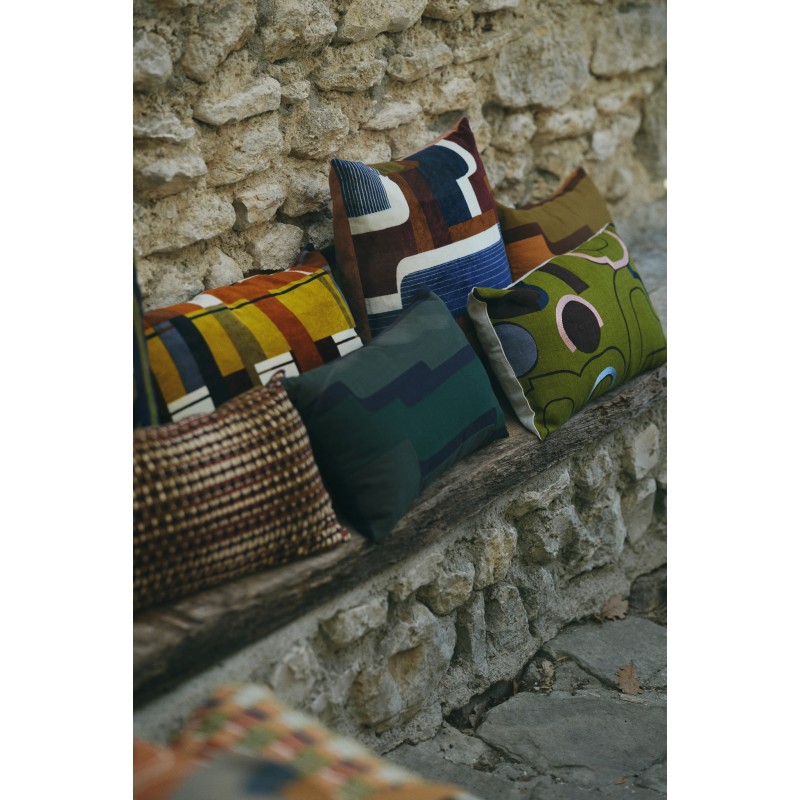 Dark Green Celeste Cushion Case 30/50cm
