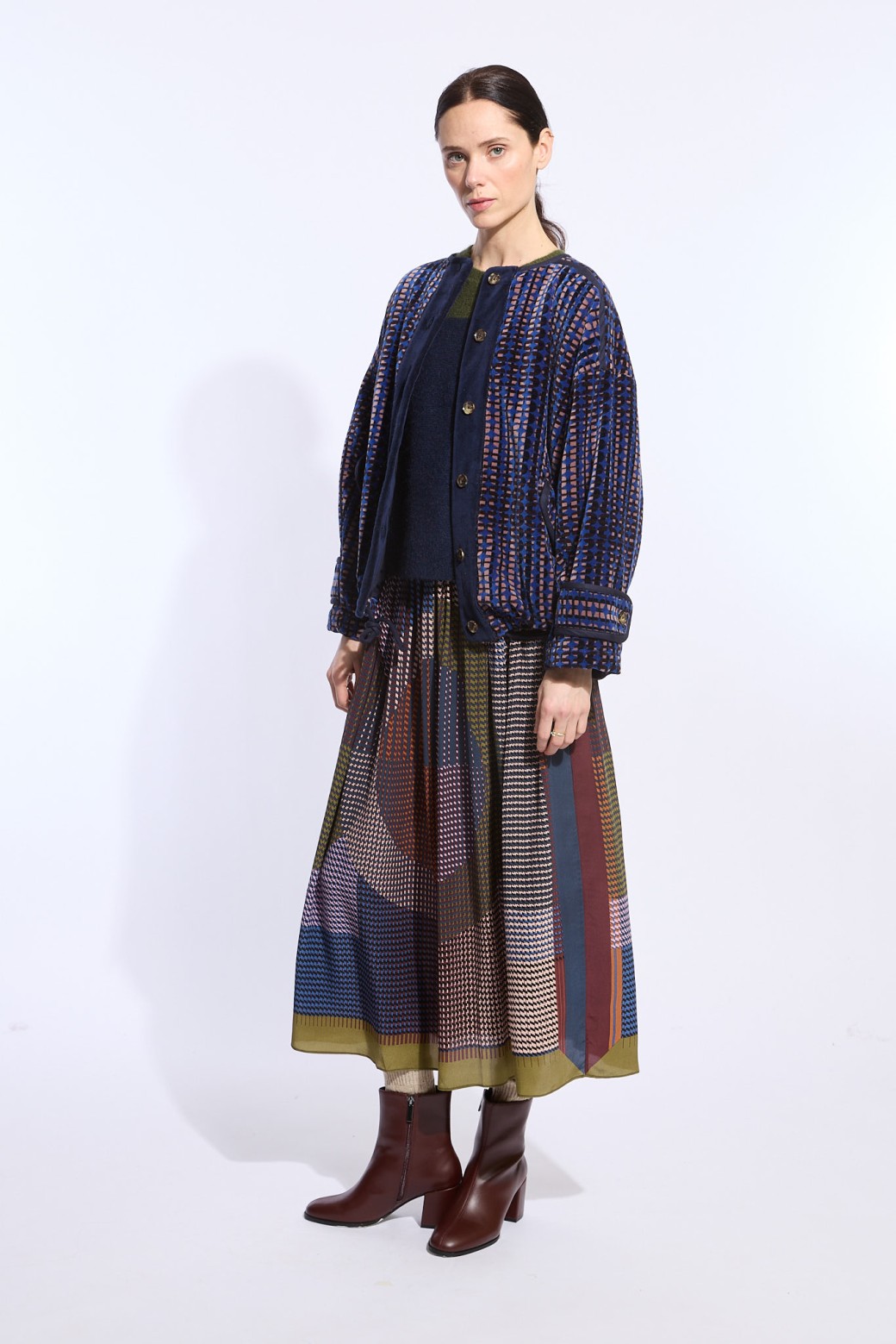 Rose Khaki Romeo Op Skirt